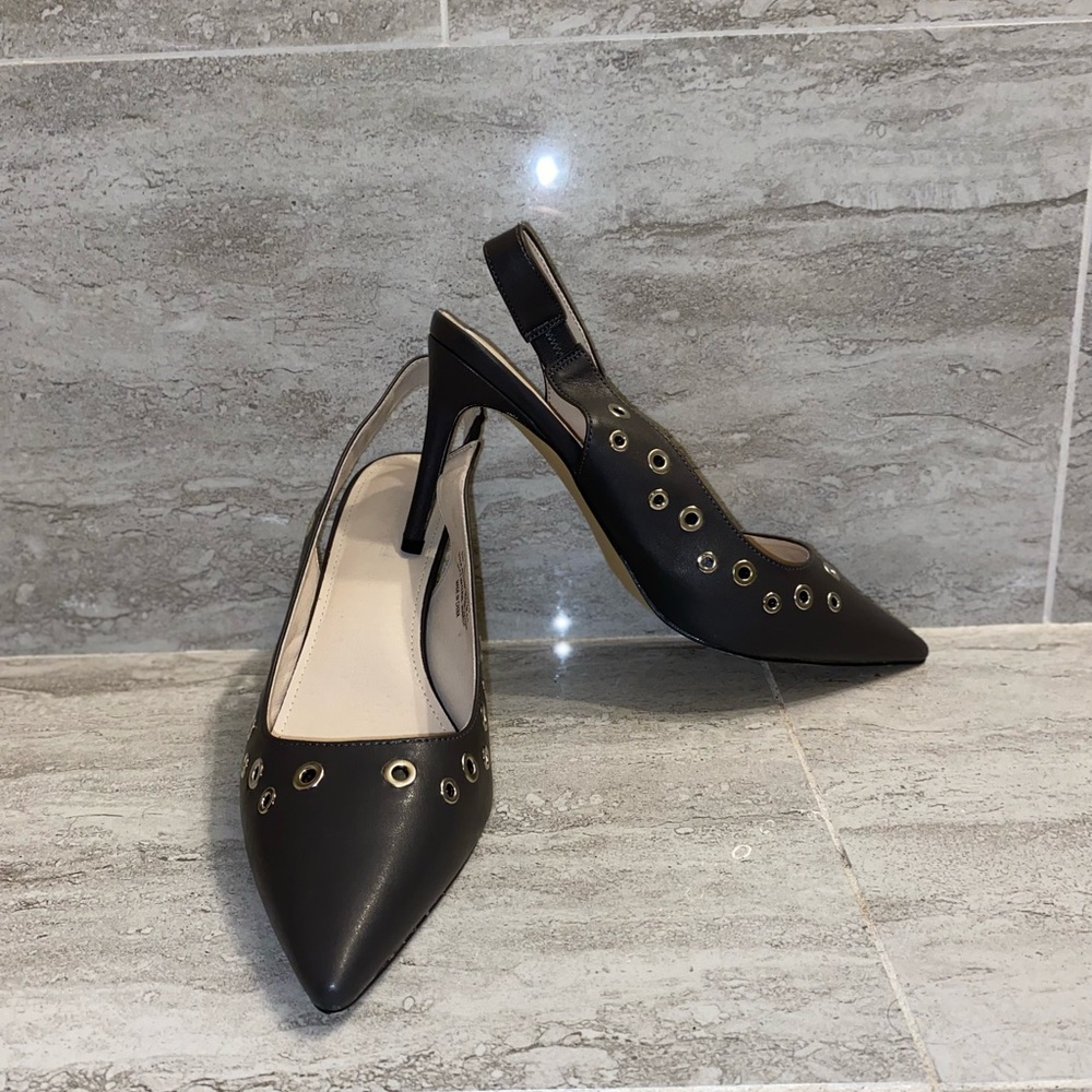 Grey heels and comfy